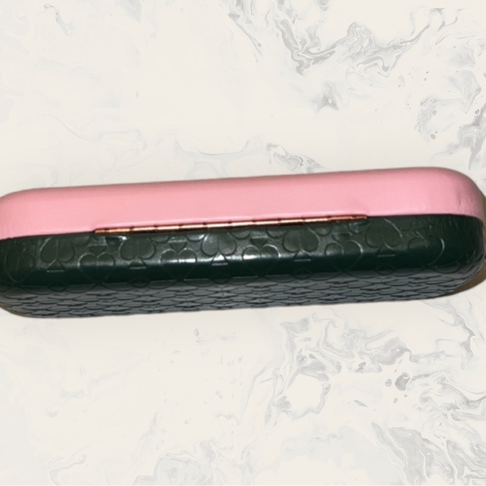 Kate Spade New Authentic Hard Clamshell Eyeglasses Case - Pink - Picture 12 of 12